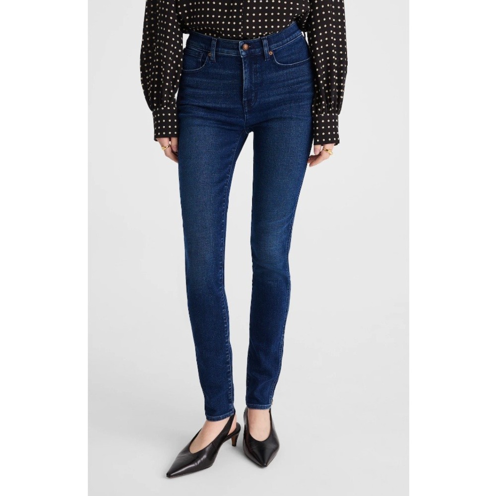 Madewell‎ Women's Kingston Wash Stretch 10" High Rise The Skinny Jeans Size 27